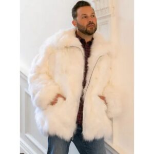 man's fur coat